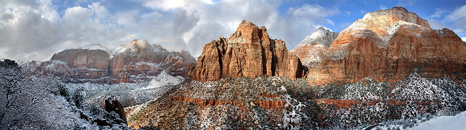 Utah Winter Mountains